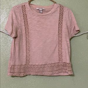 Pink crop top